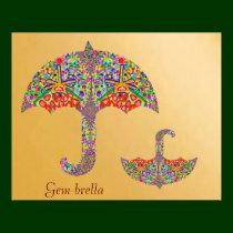 Gem-brella posters by doonagiri Gem-brella posters