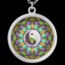 Gem Mandala YinYang Necklace necklaces