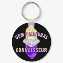 Gem & Mineral Connoisseur keychains by geargems Gem & Mineral Connoisseur keychains