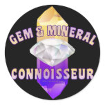 Gem &amp; Mineral Connoisseur Stickers