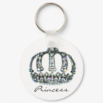 Gem of a Tiara Princess Keychain by LadyDenise Gem of a Tiara Princess Keychain