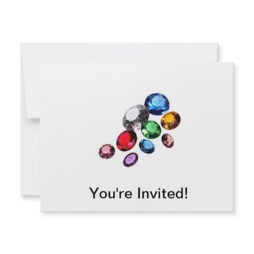 Gem Party zazzle_invitation