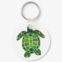 Gem sea turtle key chain keychains by marcya7 Gem sea turtle key chain keychains