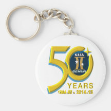 Gemini 50th Anniversary Logo Key Chains