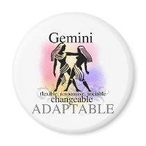 Gemini About You Refrigerator Magnets