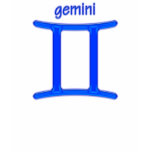 Gemini Blue Symbol Shirt