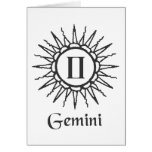 Gemini Greeting Card