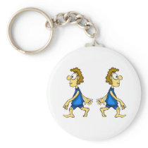 Gemini Cartoon keychains
