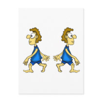 Gemini Cartoon postcards