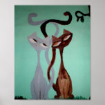 Gemini Cats Poster
