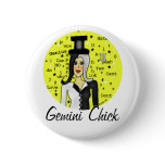 Gemini Chick Round Pins