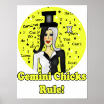 Gemini Chicks Print