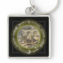 Gemini Custom Color Premium Keychain