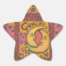 Gemini, Customizable Astrology Products Sticker