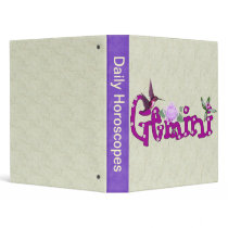 Gemini Flowers Vinyl Binders