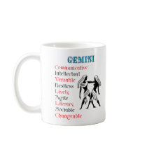 Gemini Horoscope Zodiac Sign mugs by all_items Gemini Horoscope Zodiac Sign mugs