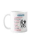 Gemini Horoscope Zodiac Sign Mug