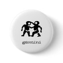 Gemini in black buttons by frimpy7 Gemini in black buttons