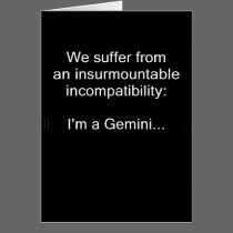 Gemini Incompatible cards