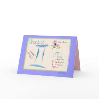 Gemini Greeting Card