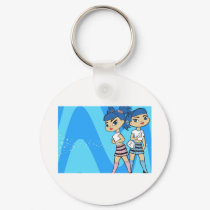Gemini Keychain
