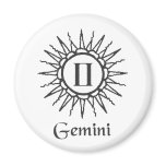 Gemini Fridge Magnet