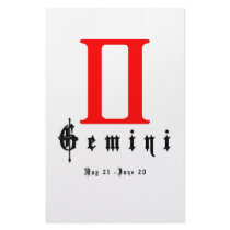 Gemini Mai 21 - June 20 stationery
