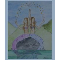Gemini Mermaids t-shirts by TheMermaidQueen Gemini Mermaids t-shirts