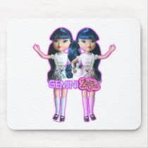 Gemini Mousepad by zodiacgirlz Gemini Mousepad