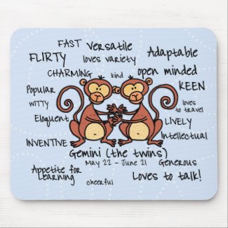 gemini mousepad zazzle_mousepad