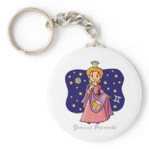 Gemini Princess Keychain