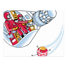Gemini Space Capsule Postcards