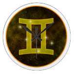 Gemini Stars Wall Clock
