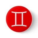 Gemini Symbol buttons by artberry Gemini Symbol buttons