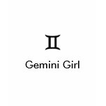 gemini symbol, Gemini Girl t-shirts
