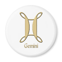 Gemini symbol magnets by zodiacgifts Gemini symbol magnets