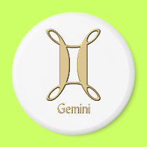 Gemini symbol magnets