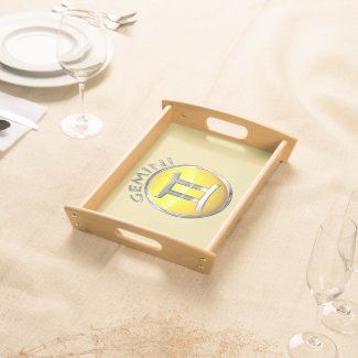 Gemini Symbol Serving Tray