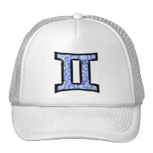 Gemini Symbol (style1_blue) hat
