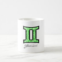 Gemini Symbol (style 1_green) mug