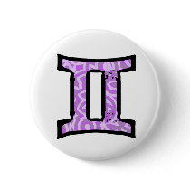 Gemini Symbol (style 1_purple) button