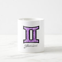 Gemini Symbol (style 1_purple) mug