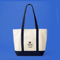 Gemini Tote Bag bags