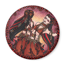 Gemini Tribal Belly Dancers magnets