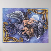 Gemini - Twin Hearts Poster