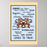Gemini wordcloud  poster