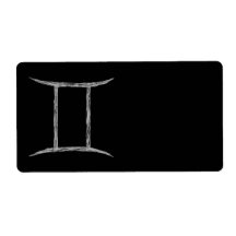 Gemini. Zodiac Astrology Sign. Black. Custom Shipping Label