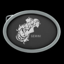 Gemini Zodiac Belt Buckle 