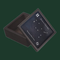 Gemini Zodiac Collection Premium Keepsake Box premium gift boxes