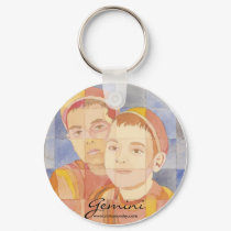 Gemini Zodiac keychains